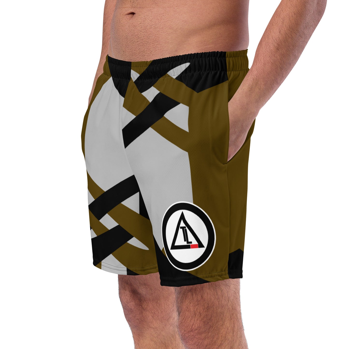 tlma brown swim trunks