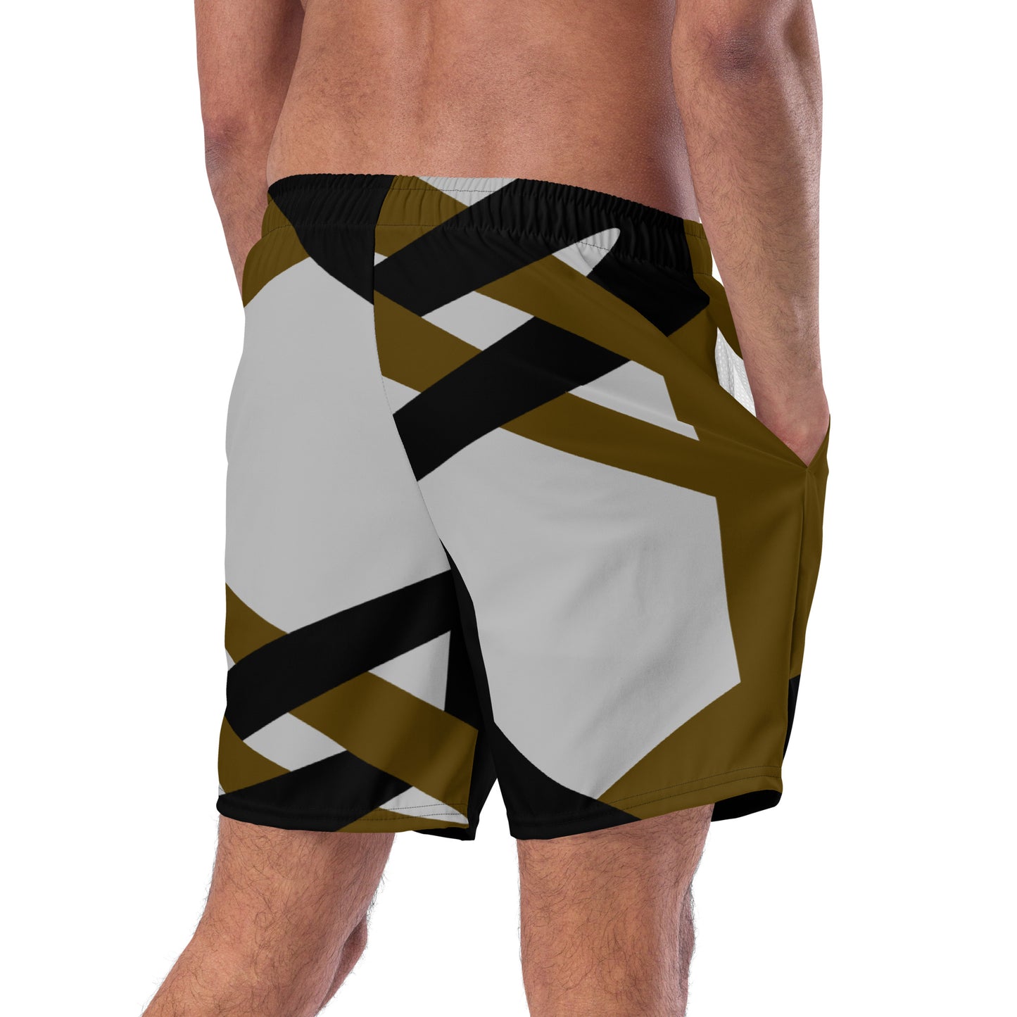 tlma brown swim trunks