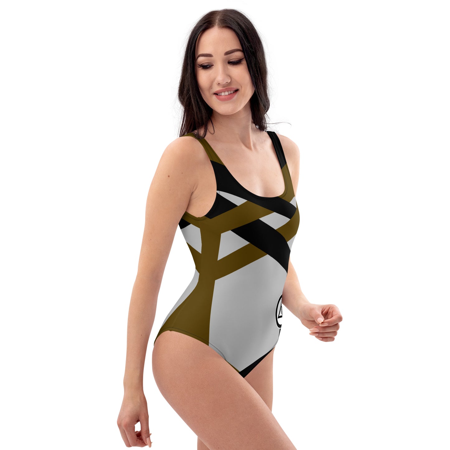 tlma brown One-Piece Swimsuit