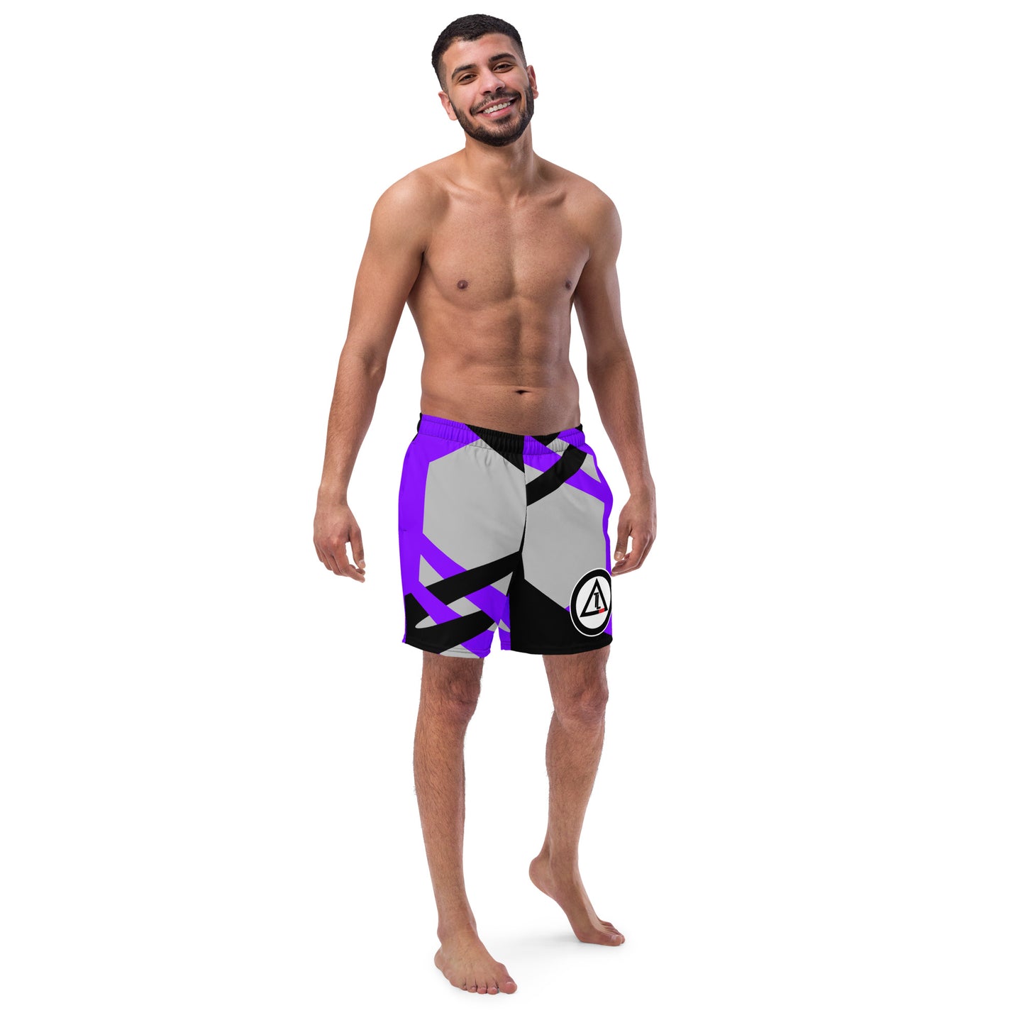 tlma purple swim trunks