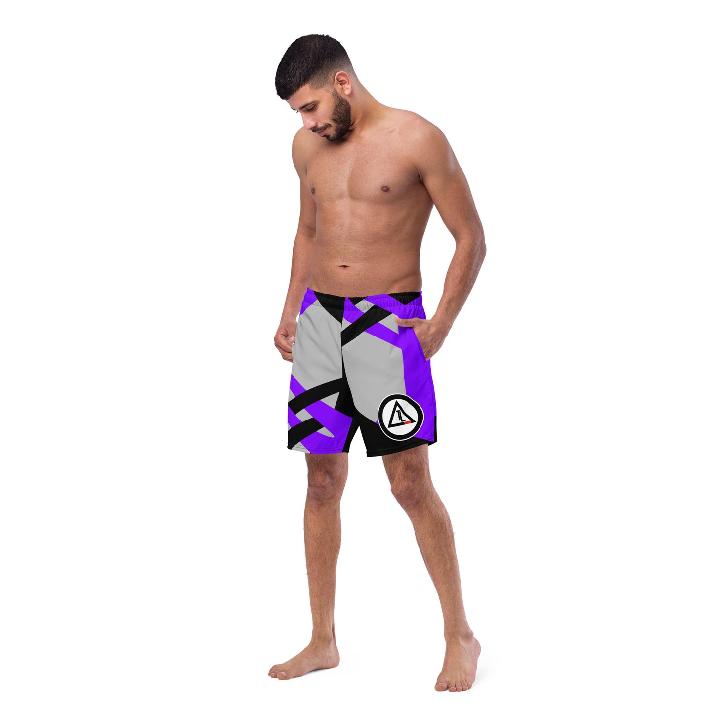 tlma purple swim trunks