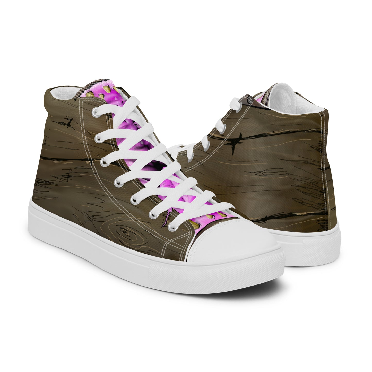 men’s Mimic hi-top canvas kicks